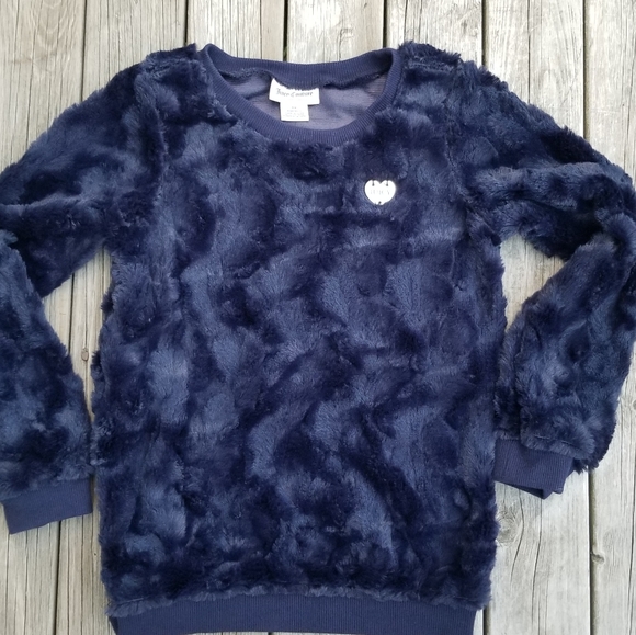 Juicy Couture fuzzy teddy bear sweater - Picture 1 of 6